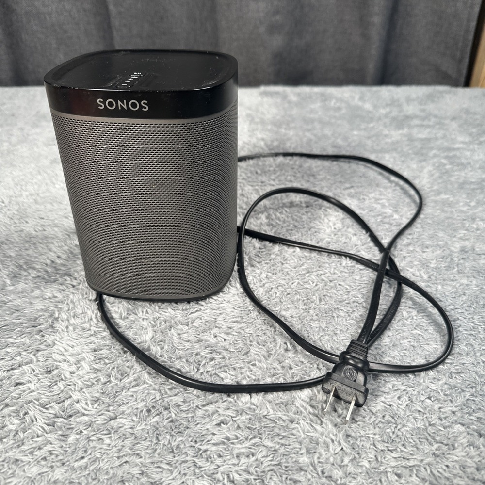 Sonos PLAY:1 Wireless Wi-Fi Streaming Speaker Black Tested S2 Software *READ*